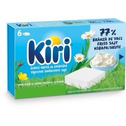 Kiri натурално топено сирене, 6 бр. (100 г)