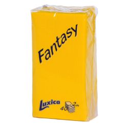 Luxica Fantasy цветни салфетки, 2 пласта, 1/8, 40 бр. (40 бр.)