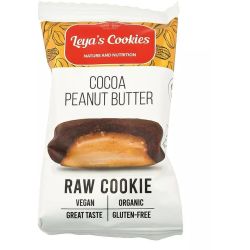Leya's Cookies био суров десерт с какао и фъстъчено масло (25 г)