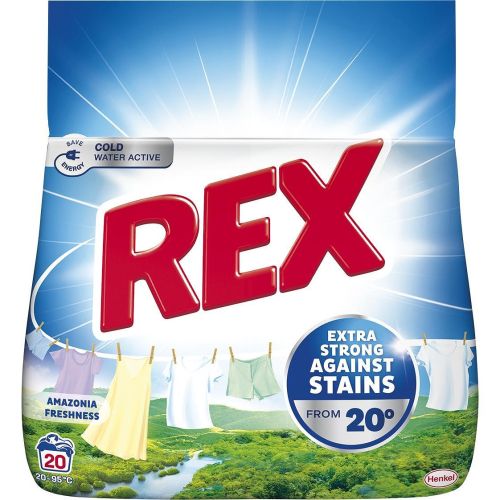 Rex Amazonia Freshness прах за пране, 20 пранета (1.1 кг)