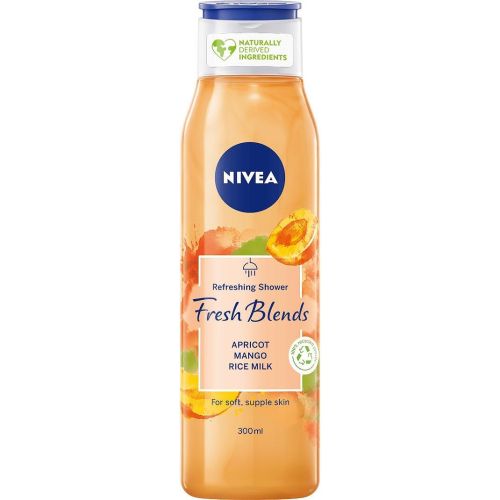 Nivea душ гел Fresh Blends Apricot, Mango, Rice Milk (300 мл)