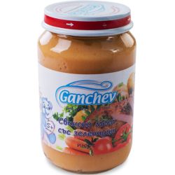 Ганчев пюре от свинско месо със зеленчуци (190 г)