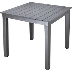 Megaplast Capri маса, тъмно сива, 77 см х 77 см х 74 см (1 бр.)