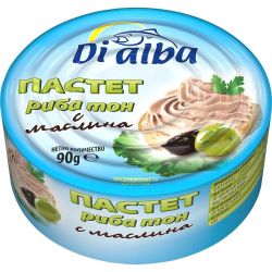 Di Alba пастет риба тон с маслина (90 г)