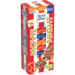 Ritter Sport Mini Movie Night кула от мини шоколади, 9 бр. (150 г)