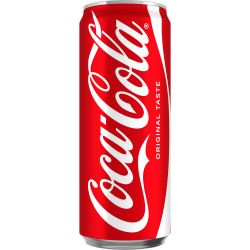 Coca-Cola Original Taste газирана безалкохолна напитка, кен (330 мл)