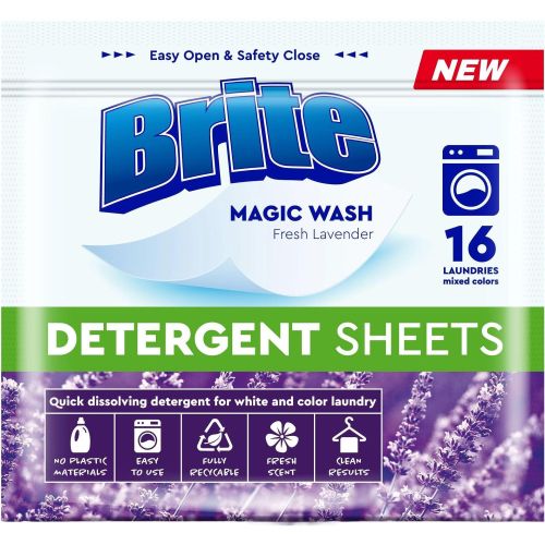 Brite Magic Wash Fresh Lavender ленти за пране (16 бр.)