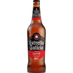 Estrella Galicia Especial бира в стъклена бутилка 5.5% (600 мл)