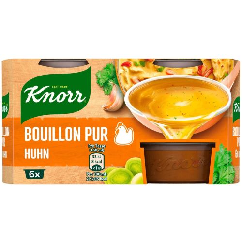 Knorr пилешки бульон, 6 бр. х 28 г (168 г)