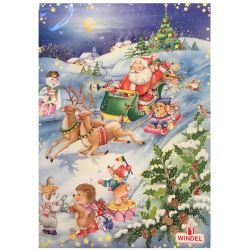 Windel коледен календар с Дядо Коледа (75 г)