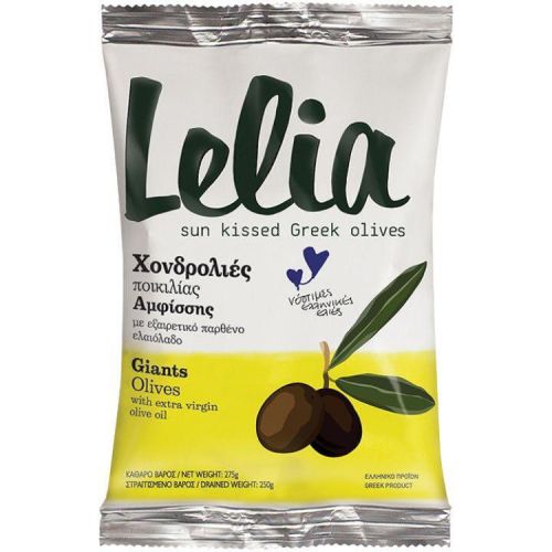 Lelia черни маслини гигант в екстра върджин маслиново масло