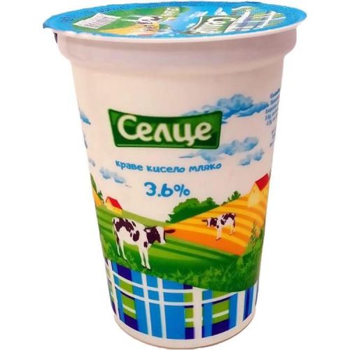 Селце краве кисело мляко 3.6% (400 г)