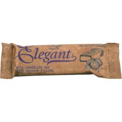 Koleff Elegant млечен шоколад без захар с пълнеж кокос (30 г)