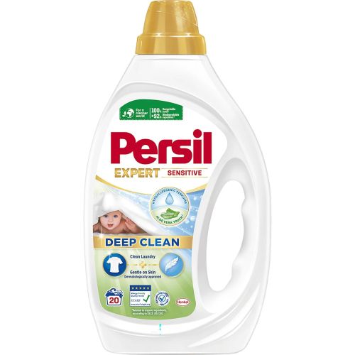 Persil Expert Sensitive течен перилен препарат, 20 пранета (900 мл)