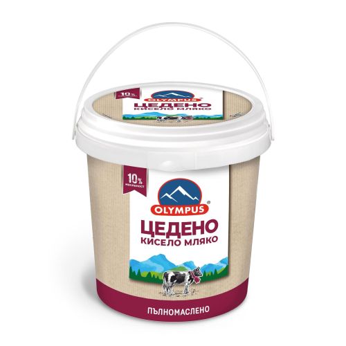 Olympus цедено краве кисело мляко 10%, пълномаслено (1 кг)
