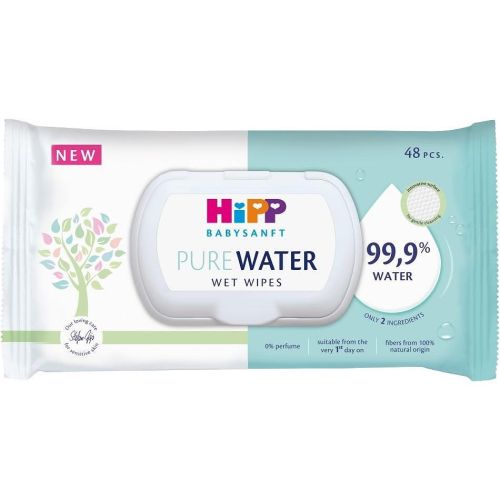 Hipp Soft & Pur мокри кърпички (48 бр.)