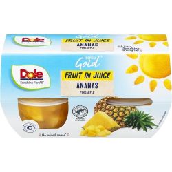 Dole Fruit in Juice сок ананас, 4 бр. х 113 г (452 г)