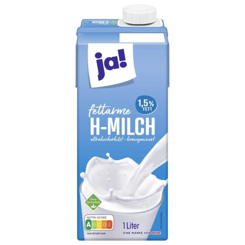 Ja! краве мляко UHT 1.5% (1 л)