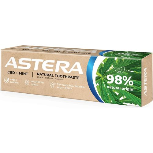Astera Natural CBD + Mint паста за зъби (75 мл)