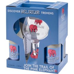 Delirium Discovery Gift Pack – комплект бира, 4 бр. x 330 мл + чаша (1.32 л)