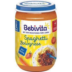 Bebivita пюре спагети болонезе, 8+ месеца (220 г)
