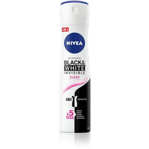 Nivea дезодорант Invisible On Black & White Clear (150 мл)