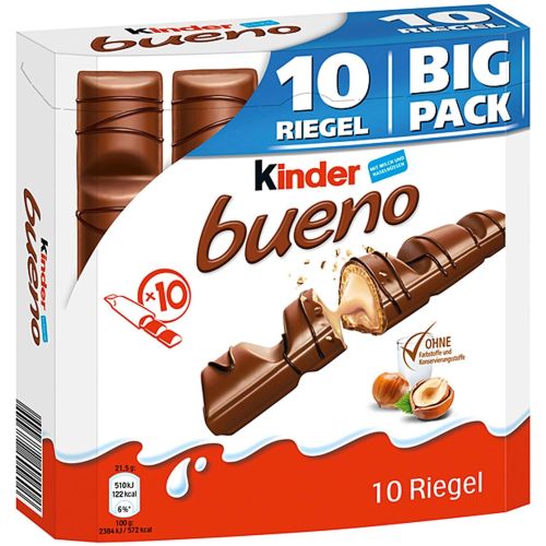 Kinder Bueno десерти, 10 бр. (215 г)