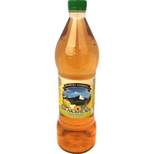 Балканска билкова напитка със зелена ябълка (1 л)