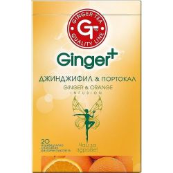GT Ginger Tea чай джинджифил с портокал, 20 бр. (30 г)