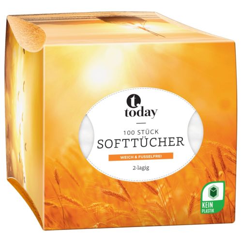 Today козметични кърпички, двупластови (100 бр.)