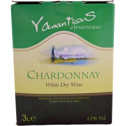 Yamantlievs бяло вино шардоне, Bag in Box (3 л)