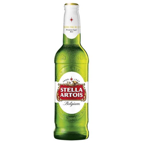 Stella Artois бира в стъклена бутилка (330 мл)