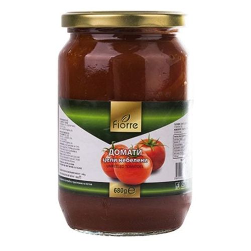 Fiorre цели небелени домати (680 г)