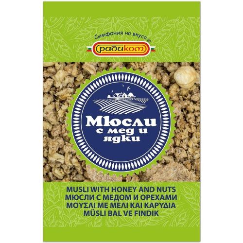 Радиком мюсли мед и ядки (200 г)