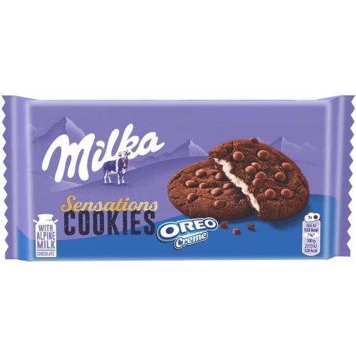 Milka Cookie Sensations Oreo меки бисквити (156 г)
