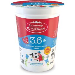 Маджаров краве кисело мляко 3.6% ЗНП (400 г)