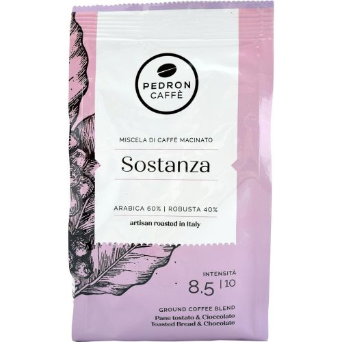 Pedron Sostanza мляно кафе 60% арабика, 40% робуста (250 г)