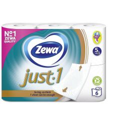 Zewa Just 1 петпластова тоалетна хартия (6 бр.)