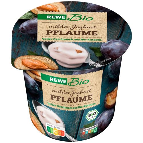 REWE био плодов йогурт, различни вкусове 3.8% (150 г)
