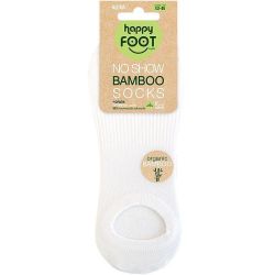 Happy Foottopia No Show бамбукови терлици, бели, размер 43 - 46