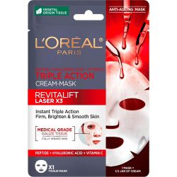 L'Oréal Revitalift крем маска за лице с тройно действие (28 г)