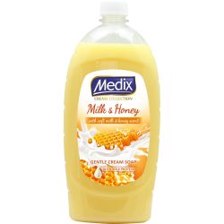 Medix Derma Care Milk & Honey течен сапун мляко и мед, пълнител (800 мл)