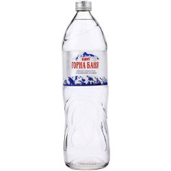 Горна Баня 1 натурална минерална вода, стъклена бутилка (1 л)