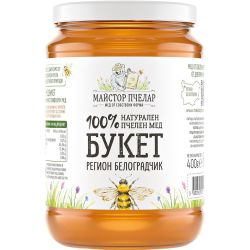 Майстор Пчелар пчелен мед букет, 100% натурален (400 г)