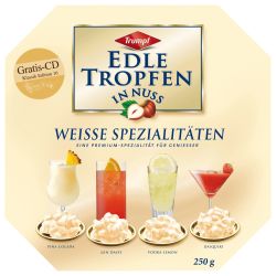 Trumpf шоколадови бонбони бял шоколад с алкохол (250 г)