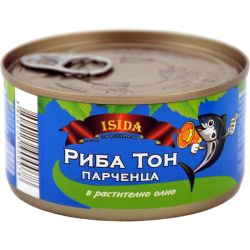 Isida риба тон парченца в олио (185 г)
