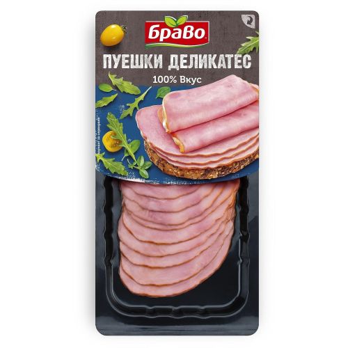Браво пуешки деликатес, слайс (180 г)