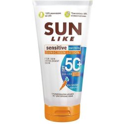 Sun Like Sensitive слънцезащитен еко лосион, туба, SPF50+ (125 мл)