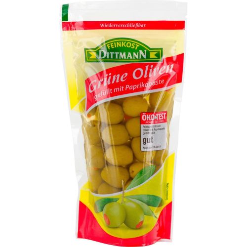 Feinkost Dittmann зелени маслини с чушка (125 г)