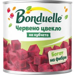 Bonduelle червено цвекло на кубчета (400 г)